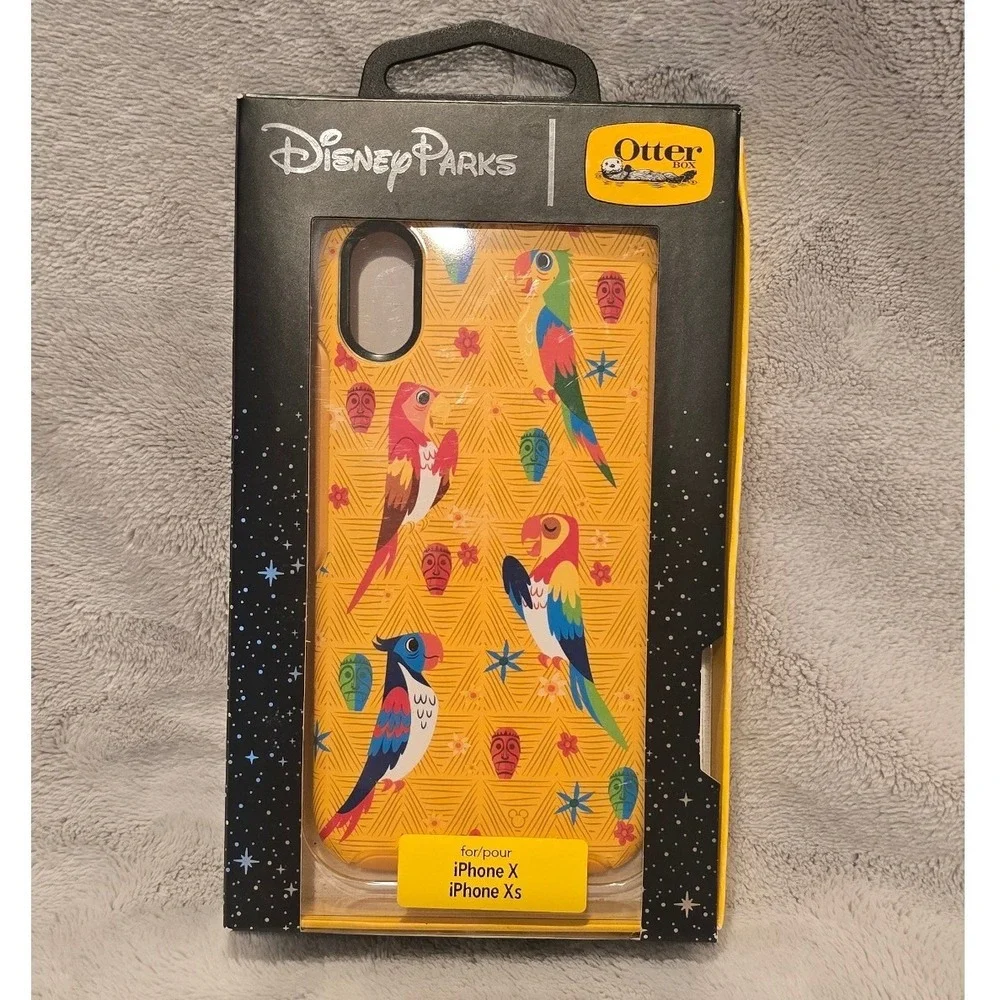 OtterBox Disney Parks Symmetry Series iPhone X iPhone Xs Case Parrot Tiki Mask‎